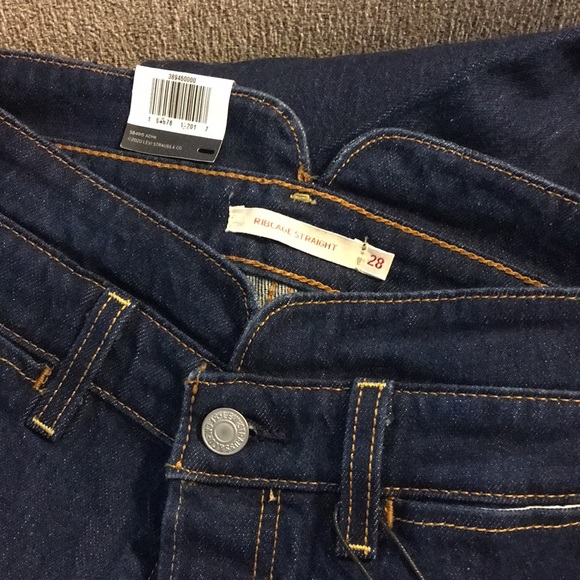 NWT Levi’s ribcage button straight jeans size 28 - Picture 4 of 7